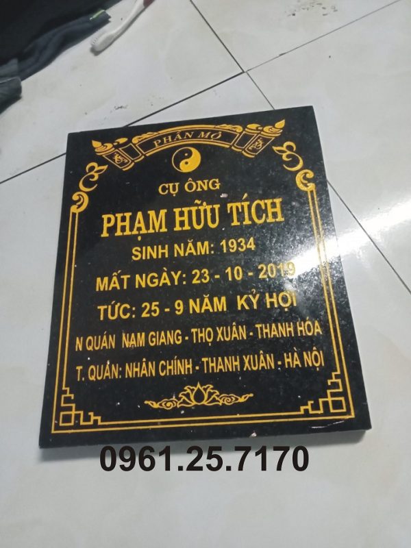 Báo giá bia mộ đá