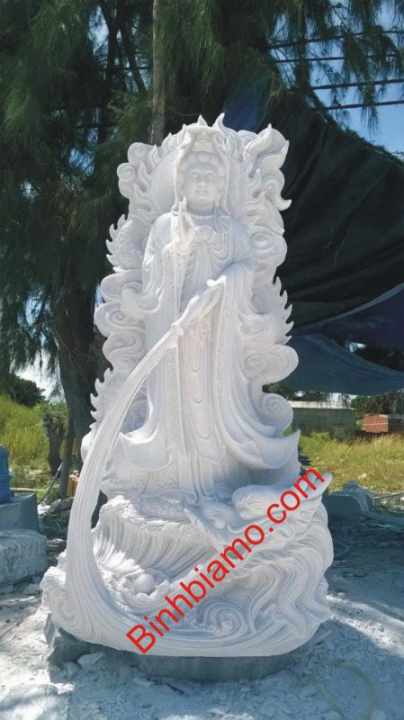 Điêu khắc tượng Phật bằng đá mẫu đẹp.